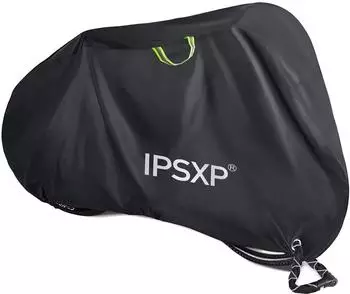 LuxusKollektion Fahrradabdeckung 210D Oxford, wasserdicht, UV-Schutz, 208x112x76cm, schwarz