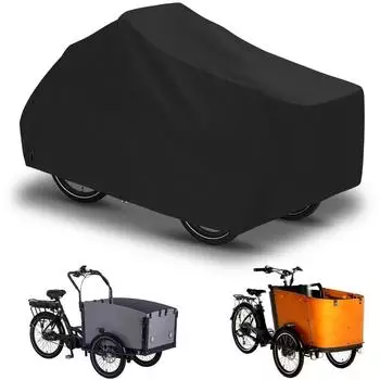 LuxusKollektion Lastenrad-Abdeckung wasserdicht 225x105x110cm, 420D Oxford (LuxusKollektion)