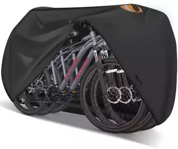 LuxusKollektion Fahrradabdeckung f&uuml;r 3 Fahrr&auml;der, 600D Oxford, wasserdicht, UV-best&auml;ndig (210,8x116,8x119,4cm)