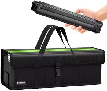 LuxusKollektion E-Bike Akku-Schutztasche Gr&ouml;&szlig;e M, feuerfest, wasserdicht (41x13x12cm)