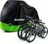 LuxusKollektion Fahrradabdeckung für 2-3 Fahrräder, 210D wasserdicht, 208x112x110cm
