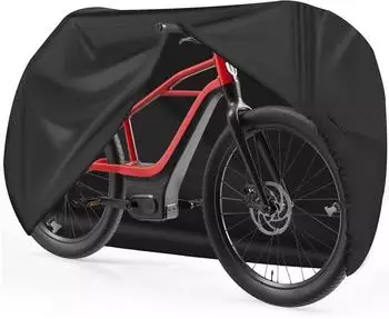 LuxusKollektion Fahrradabdeckung für 1 Fahrrad, 600D Oxford, wasserdicht, UV-beständig
