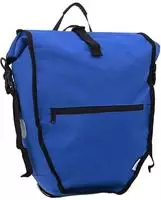 vidaXL Fahrradtasche Blau 32,5 x 17 x 57 cm Polyester