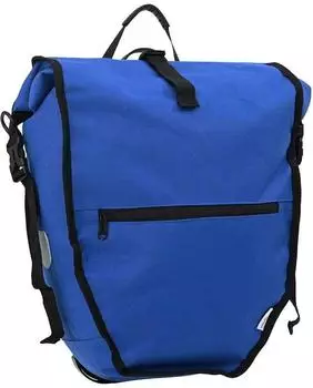 vidaXL Fahrradtasche blau, Polyester, wasserabweisend, XL (32,5x17x57cm)