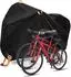 LuxusKollektion Fahrradabdeckung für 2 Fahrräder, 210D Oxford, wasserdicht, 210x110x95cm, schwarz