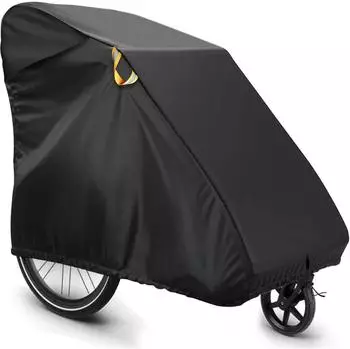 LuxusKollektion Fahrradanh&auml;nger-Abdeckhaube wasserdicht 140x88x92cm mit Reflektorstreifen