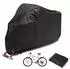 LuxusKollektion Fahrradabdeckung 200x70x110cm, 210T Oxford, schwarz, mit Aufbewahrungstasche
