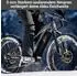 LuxusKollektion E-Bike Akku-Schutzhülle Neopren 5mm, 28-45cm Rahmenumfang, Kälteschutz