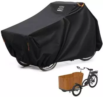 Kemimoto Lastenrad-Abdeckung 420D Oxford, wasserdicht, 220x100x105cm, UV-Schutz