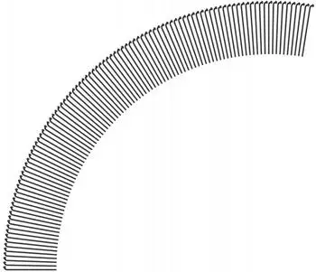 DT Swiss Competition® 2.0 / 1.8 Speichen (100 St.) schwarz 282 mm