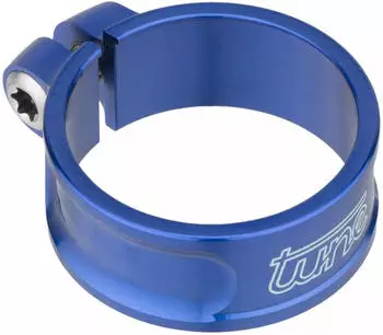Tune Schraubwürger Sattelklemme blau 34,9 mm