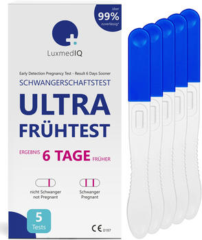 LuxmedIQ Ultra Fr&uuml;htest Schwangerschaftstest (5 Stk.)