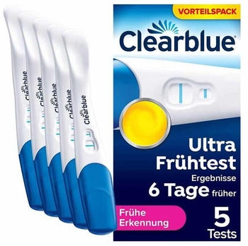 Clearblue Schwangerschaftstest Ultra Fr&uuml;htest (5Stk.)