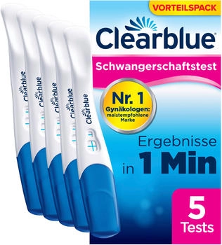 Clearblue Plus Schwangerschafts-Fr&uuml;htest (5Stk.)
