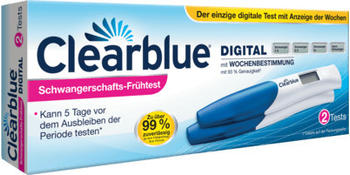 Clearblue Digital Schwangerschafts-Frühtest mit Wochenbestimmung (2 Stk.)