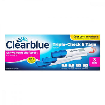 Clearblue Schwangerschaftstest ultra-früh Triple Check (3 Stk.)