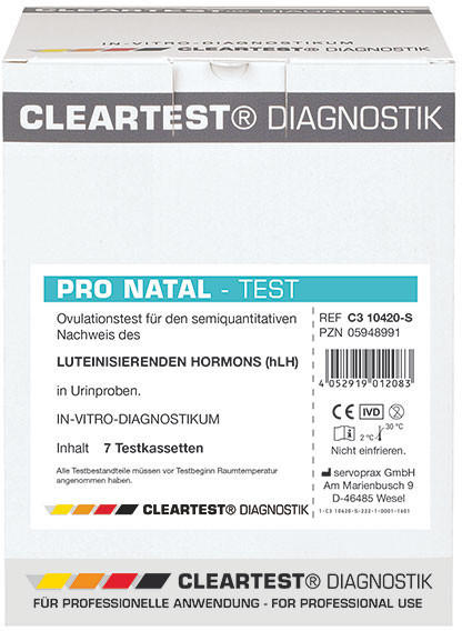 Diaprax Ovulationstest Cleartest Pro Natal Tests (7 Stk.)