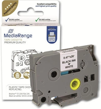MediaRange cassette for label printers using Brother TZ