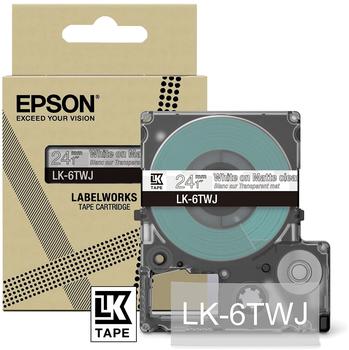 Epson C53S672070/LK-6TWJ DirectLabel-etikettes white on Transparent 24