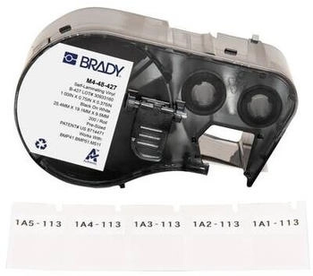 Brady Vinyl, 19,05 mm x 25, mm, weiß/transparent, M4-48-427 (170752)