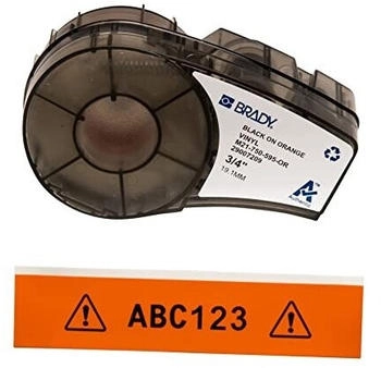 Brady M21-750-595-OR printer label Orange Self-adhesive printer label