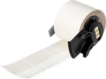 Brady M6-32-427, Vinyl, selbstlaminierend, Weiß/Transparent, matt, 38.10 x 12.70(38.10) mm, für Kabeldurchmesser von 4. (174283)