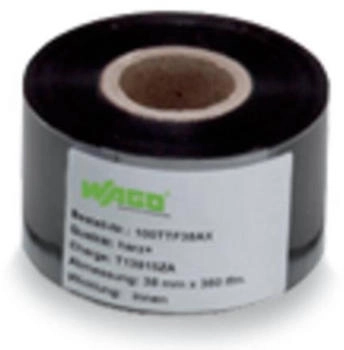 Wago Thermotransferfarbband für Markierungsstreifen Schwarz (258-145)