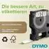 Dymo D1-Schriftband 9mm×7m schwarz/weiß, 10er-Pack (2231632)