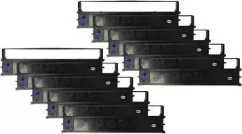 vhbw Farbband für OKI Microline ML-1120 / ML-1190, schwarz, 10er-Pack (181376923)