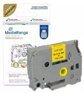MediaRange Schriftband TZ-631/TZe-631, laminiert, 12mm x 8m (MRBTZ621)