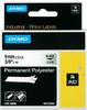 Dymo 18508., Dymo RhinoPRO Polyester Labels Schwarz auf Transparent 9mm, Art#...