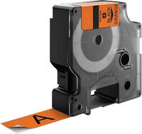Dymo 18435, Dymo Label Band IND 18435 (S0718490) schwarz auf orange 12mm x 5,5m Vinyl