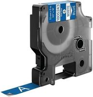 DYMO 1805243, DYMO Rhino-Industrie-Vinyletiketten | 12 mm x 5,5 m | wei&szlig; auf blau 