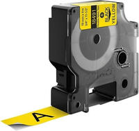 DYMO S0718090, DYMO IND RHINO 18491 Bandfarbe: Gelb Schriftfarbe:Schwarz 19mm 3.5m,