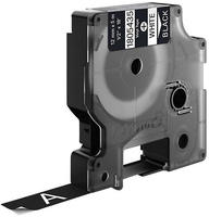 Dymo 1805435, Dymo Rhino Vinyl 12mm x 5.5m wei&szlig; auf schwarz