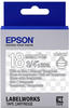 Schriftband Epson LK-5TWN weiß auf transparent 18mm x 9m