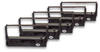 vhbw 5x Farbband Nylonband Tintenband für Nadeldrucker Sharp ER 2100, ER 2110, ER 2975, Sigma CR 2485 Alpha wie ERC-23, C43S015360