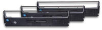 vhbw 3x Tintenband für Nadeldrucker Epson LQ-200, LQ-300, LQ-350, LQ200, LQ300, LQ350 wie C13S015633