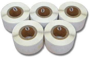 vhbw 5x Beschriftungsband 28x89mm für Dymo Labelwriter LW400 Turbo, LW450, LW450 Duo, LW450 Twin Turbo wie 99010