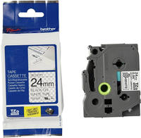 Schriftbandkassette Brother 24mm Wei&szlig;/schwarz Tze-se5 (tzese5)