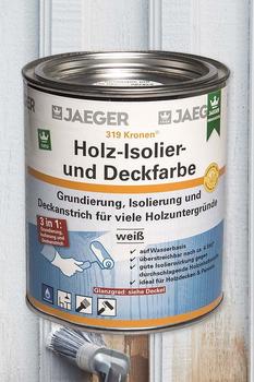 JAEGER 319 Kronen Holz Isolier- und Deckfarbe weiss matt 5 l