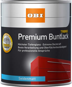 OBI Premium Buntlack Tribrid 125 ml Cremewei&szlig; seidenmatt