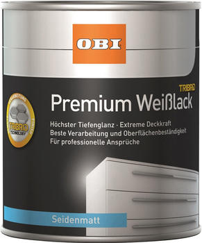 OBI Premium Weißlack Tribrid 750 ml seidenmatt