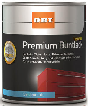 OBI Premium Buntlack Tribrid Moosgrün seidenmatt 750 ml