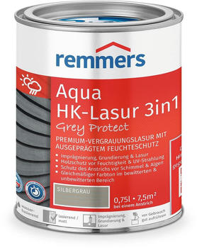 Remmers Aqua HK-Lasur 3in1 Grey Protect silbergrau 750ml