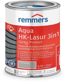 Remmers Aqua HK-Lasur 3in1 Grey Protect platingrau 750ml