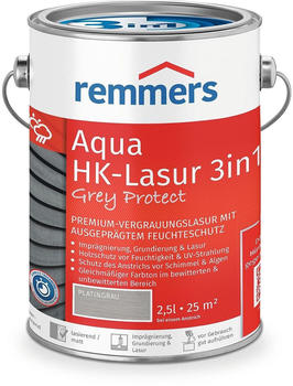 Remmers Aqua HK-Lasur 3in1 Grey Protect platingrau 2,5l