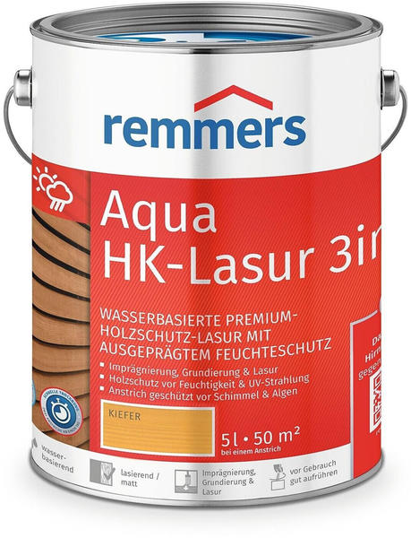 Remmers Aqua HK-Lasur 3in1 kiefer 5l