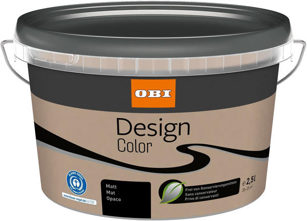 OBI Design Color 2,5 l Trüffel matt