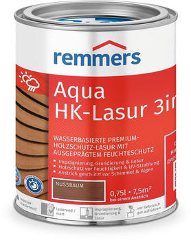 Remmers Aqua HK-Lasur 3in1 nussbaum 750ml